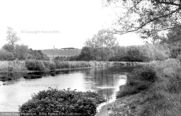 Photo of Netheravon, The River Avon c.1955