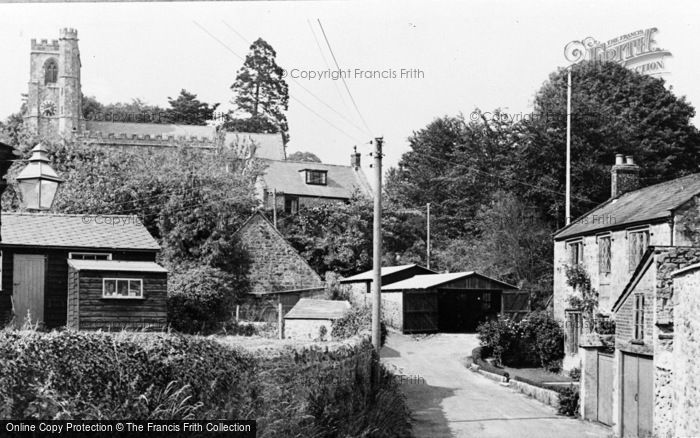 Photo of Netherbury, Church Lane c.1955