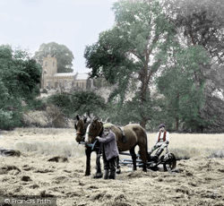 Haymaking By St Mary's Church 1912, Netherbury