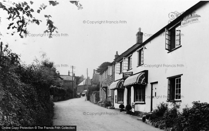 Photo of Netherbury, The Post Office And Bridge Street c.1960