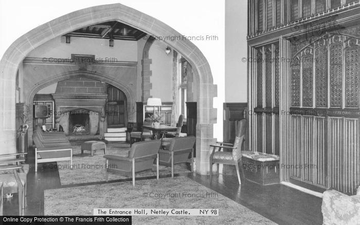 Photo of Netley, Castle, The Entrance Hall c.1965