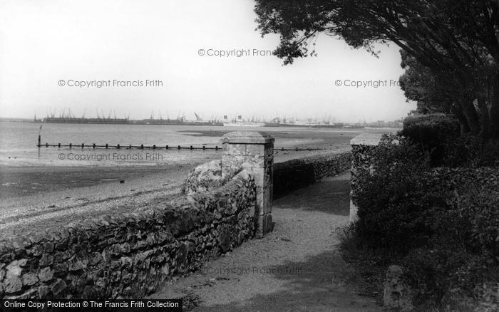 Photo of Netley, View From The Castle Grounds c.1960