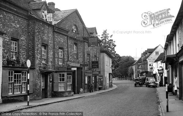 Photo of Nettlebed, the Bull Hotel and High Street c1955