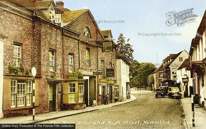 Photo of Nettlebed, The Bull Hotel And High Street c.1955