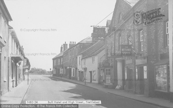 Photo of Nettlebed, The Bull Hotel And High Street c.1955