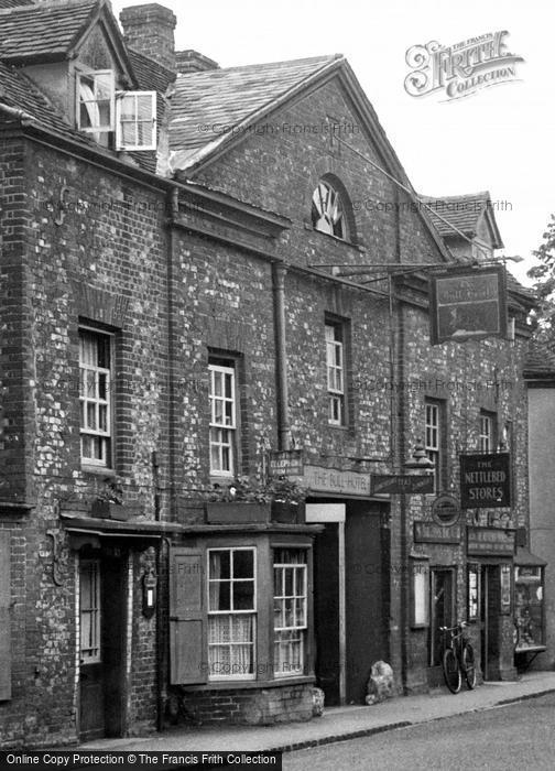 Photo of Nettlebed, The Bull Hotel c.1955