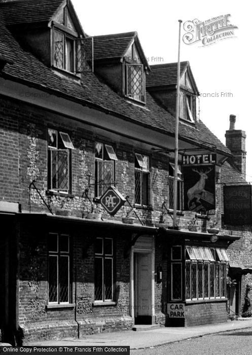 Photo of Nettlebed, The White Hart Hotel c.1955