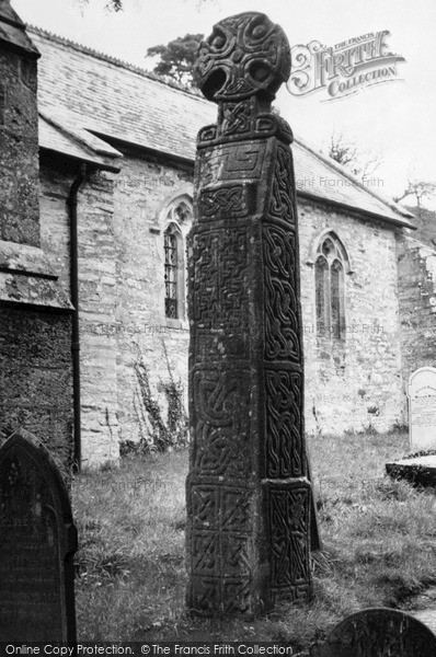 Photo of Nevern, Celtic Cross c.1955