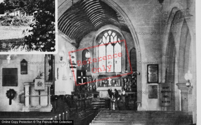 Photo of Nevern, Church Interior c.1955