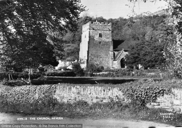 Photo of Nevern, Church Of St Brynach c.1955
