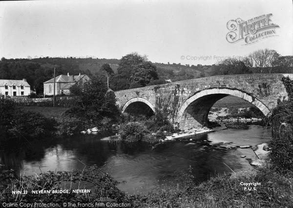 Photo of Nevern, The Bridge c.1955