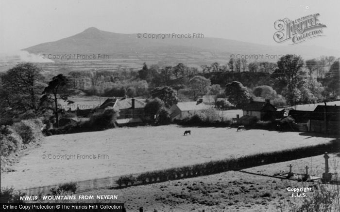 Photo of Nevern, The Mountains c.1955