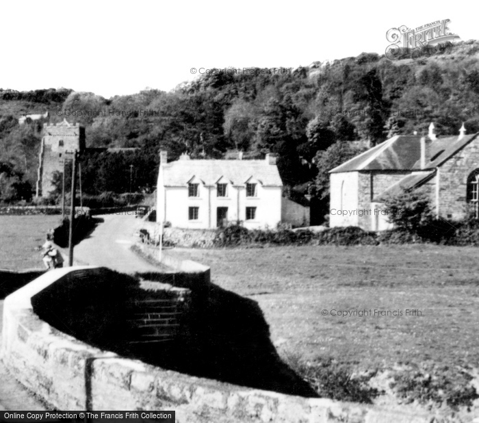 Photo of Nevern, Village From The Bridge c.1955