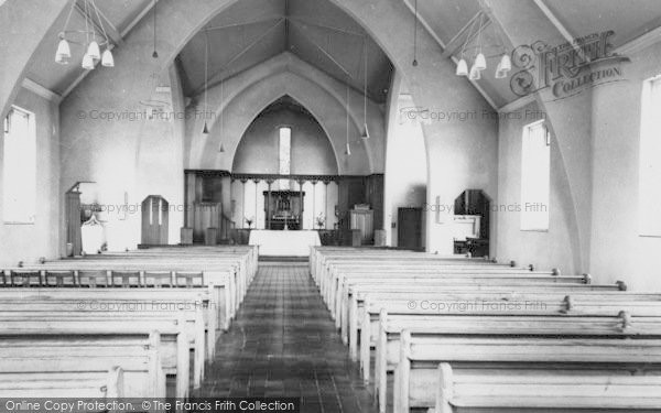 Photo of New Addington, Parish Church Interior c.1960