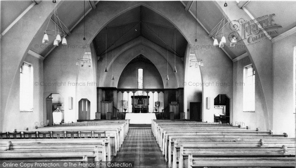 Photo of New Addington, St Edward's Church Interior c.1960