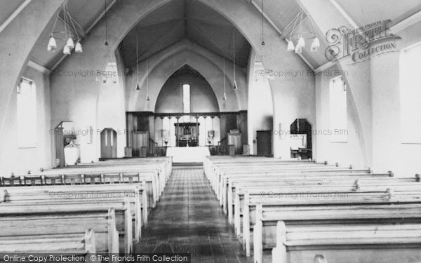Photo of New Addington, St Edward's Church Interior c.1965