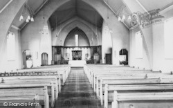 St Edward's Church Interior c.1965, New Addington