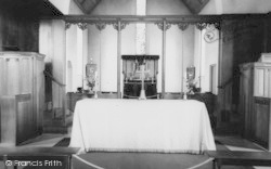The Altar, Parish Church c.1960, New Addington