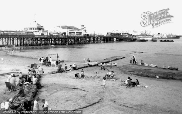 Photo of New Brighton, Beach And Pier c.1960