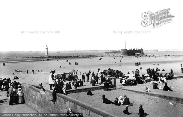 Photo of New Brighton, Sands 1900