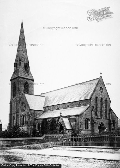 Photo of New Brighton, St James Church c.1885