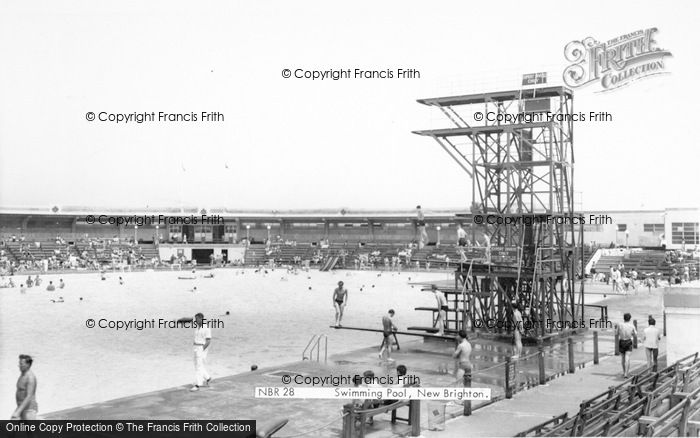 Photo of New Brighton, Swimming Pool c.1960