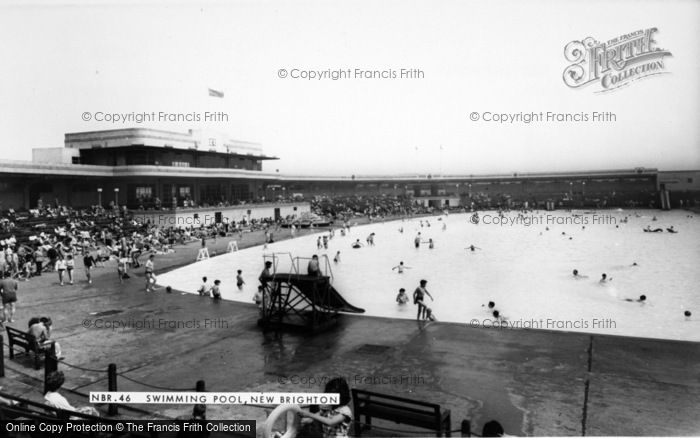 Photo of New Brighton, Swimming Pool c.1960