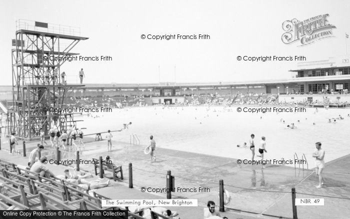 Photo of New Brighton, Swimming Pool c.1960