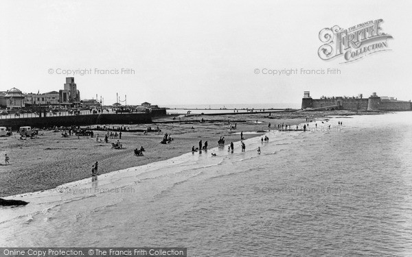 Photo of New Brighton, The Beach c.1960