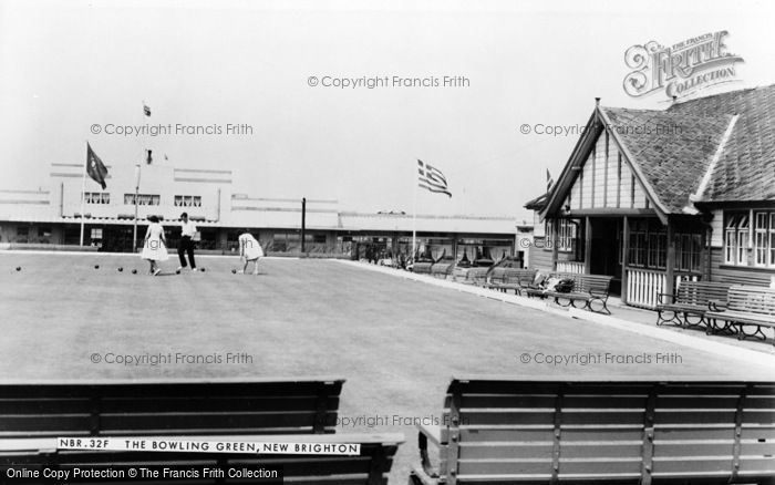 Photo of New Brighton, The Bowling Green c.1960