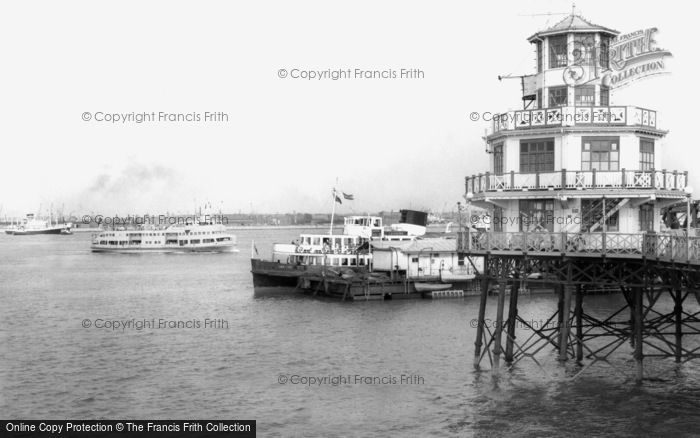 Photo of New Brighton, The Royal Iris Approaching Pier c.1960