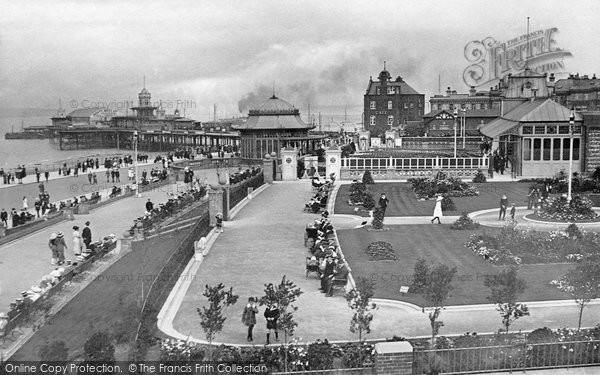 Photo of New Brighton, Victoria Gardens, Pier And Promenade c.1915