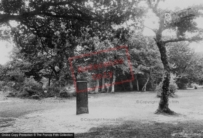 Photo of New Forest, Rufus Stone 1890