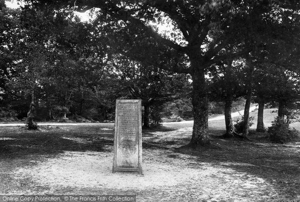 Photo of New Forest, Rufus Stone 1890