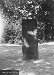The Rufus Stone c.1930, New Forest