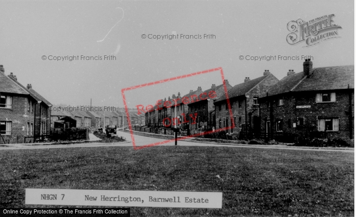 Photo of New Herrington, Barnwell Estate c.1955