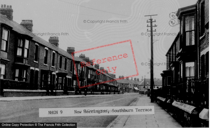 Photo of New Herrington, Southburn Terrace c.1955
