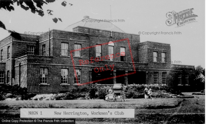 Photo of New Herrington, Workmen's Club c.1955