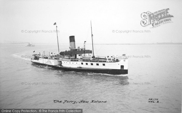 Photo of New Holland, The Paddle Steamer 'lincoln Castle' c.1955