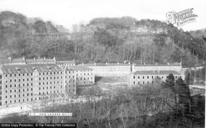 Photo of New Lanark, The Mills c.1965