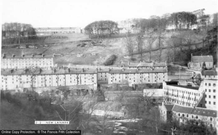 Photo of New Lanark, The Village c.1965
