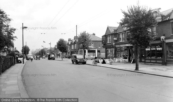 Photo of New Malden, Burlington Road c.1955