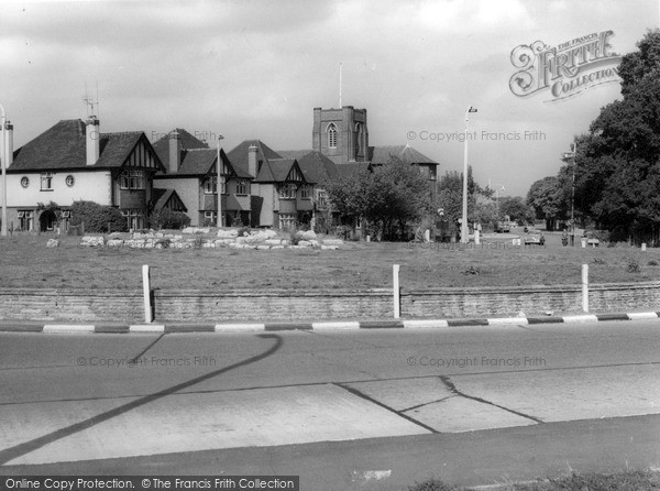 Photo of New Malden, By Pass Roundabout c.1960