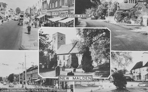 Photo of New Malden, Composite c.1960