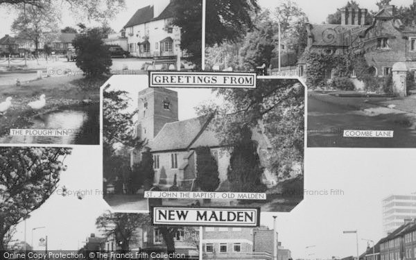 Photo of New Malden, Composite c.1960