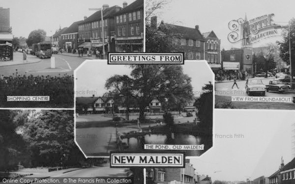 Photo of New Malden, Composite c.1960