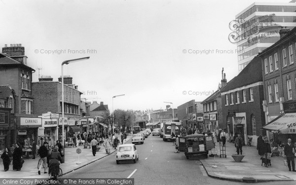 Photo of New Malden High  Street  c 1960 Francis Frith