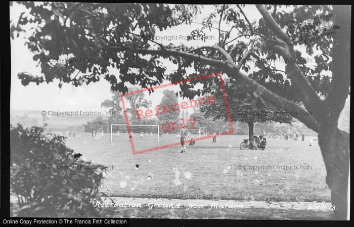 Photo of New Malden, Recreation Ground c.1955