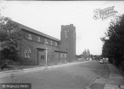 St James Church c.1955, New Malden