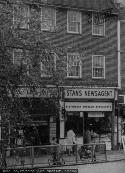 Photo of New Malden, Stan's Newsagent c.1960